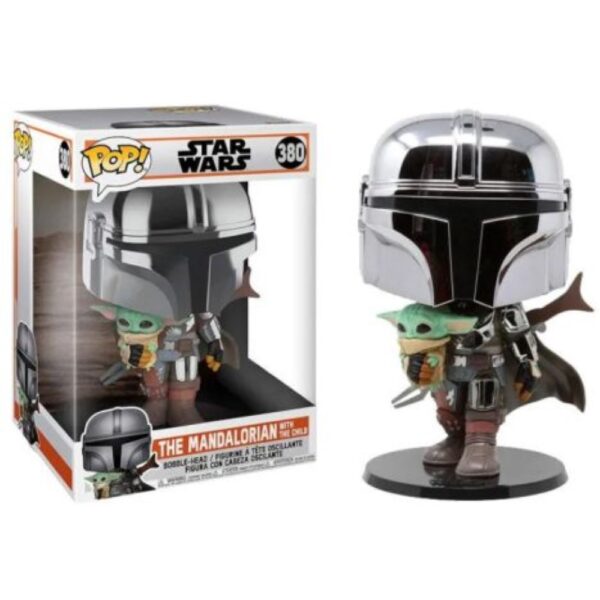 The Mandalorian with the Child 25 cm FUNKO POP